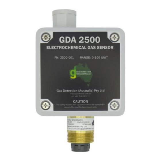 OneTemp GDA 2500 Series Operating Manual