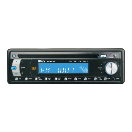 Boss Audio Systems 506CA User Manual