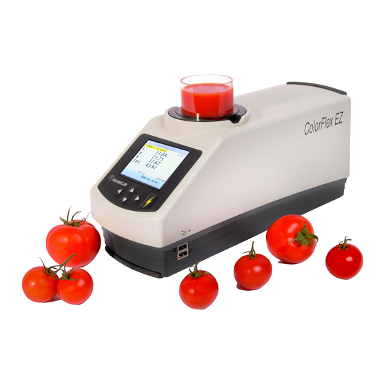 HunterLab ColorFlex EZ Tomato Quick Start Manual