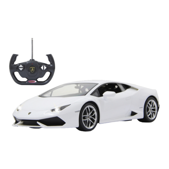 Jamara Lamborghini Huracan LP610 Instructions