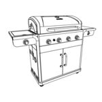 Char-Broil GAS2C0AL 4 BURNER 468301421 Operating Instructions Manual