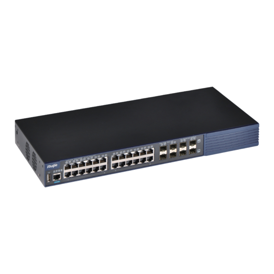Ruijie RG-S5750-E Series Hardware  Installation And Reference Manual