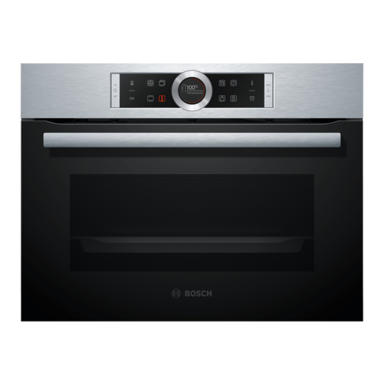 Bosch CBG675B 1B Series Instruction Manual
