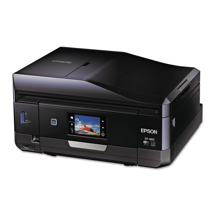Epson Small-in-One XP-860 - Printer Manual