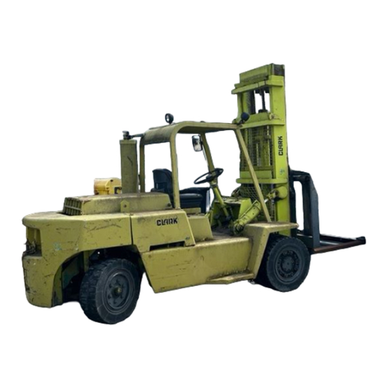 Clark C500 Y110 Operator's Instruction Manual