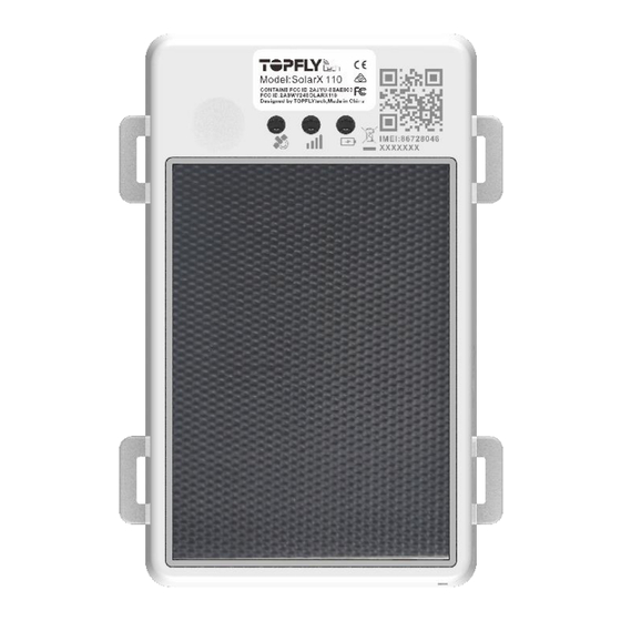 TopflyTech SolarX 110 User Manual