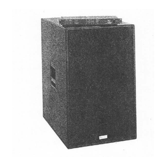 Electro-Voice DML-2181A Deltamax Owner's Manual