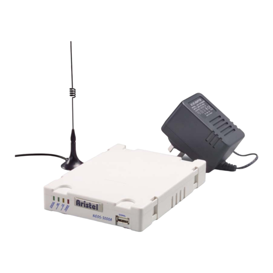 Aristel NEOS 3000A-04 Operating Manual
