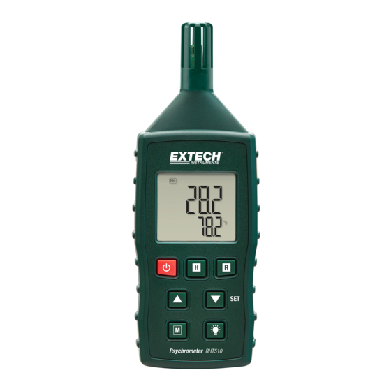 Extech Instruments RHT510 User Manual