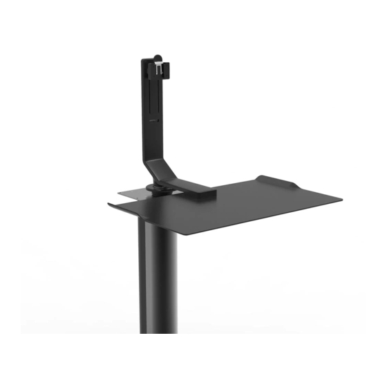 Humanscale QuickStand Under Desk Installation Instructions Manual