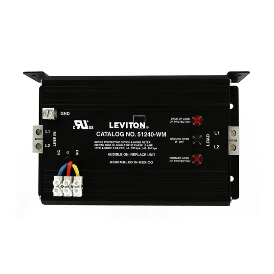 Leviton 51240-WM Installation Instructions