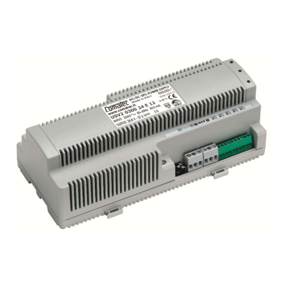 comatec USV2 Use Instructions