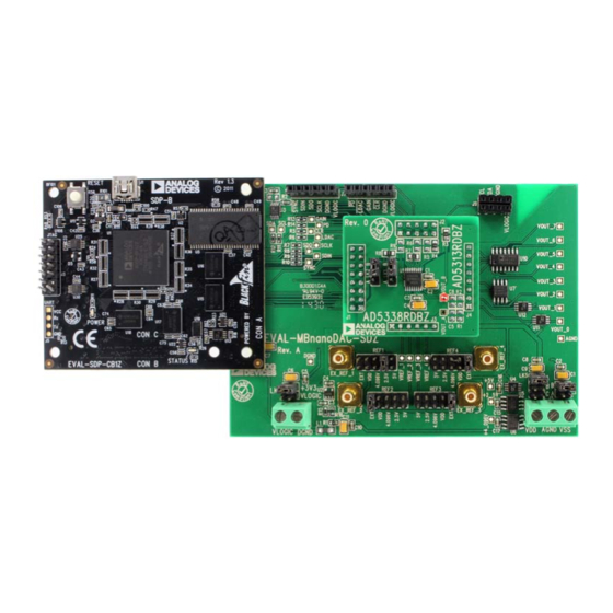Analog Devices EVAL-AD5338RDBZ User Manual