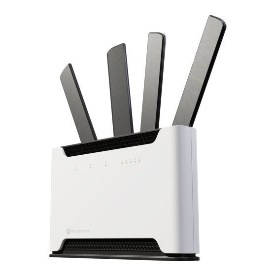 MikroTik Chateau 5G ax Quick Manual