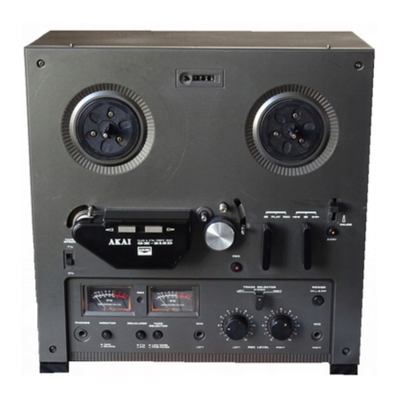 Akai GX-215D Preliminary Service Manual