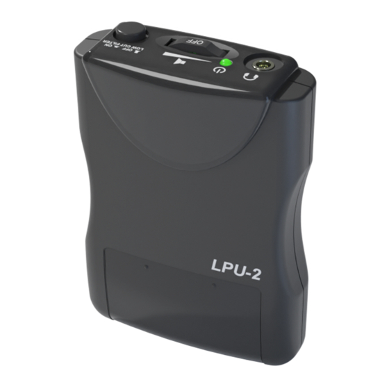 HumanTechnik LPU-2 PR User Manual