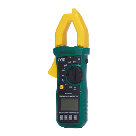 Mastech MS2109 Series Manual