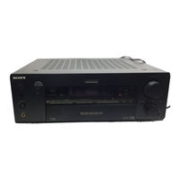 Sony STR-DB840 Operating Instructions Manual