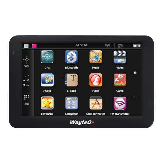 WayteQ x985BT User Manual