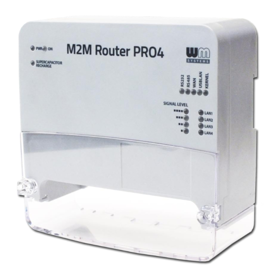 WM Systems M2M Router PRO4 User Manual