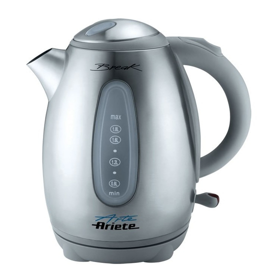 ARIETE Break Arte 2880 Quick Start Manual