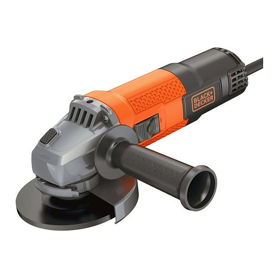 Black+Decker BEG110 Original Instructions Manual
