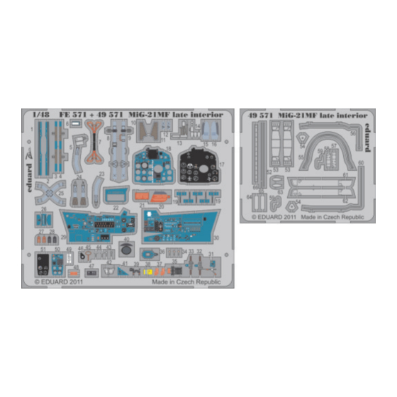 Eduard 49 571 Manual