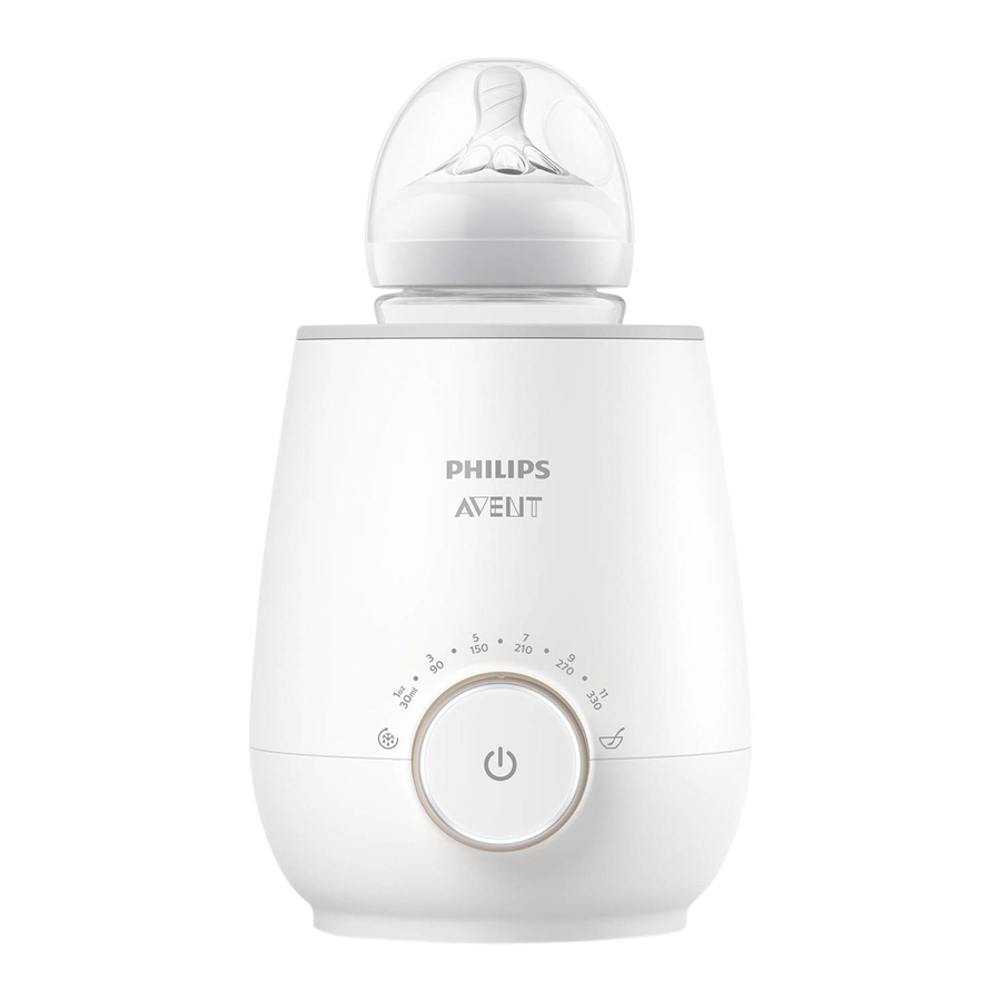 Philips Avent SCF358 - Premium Fast Bottle warmer Manual