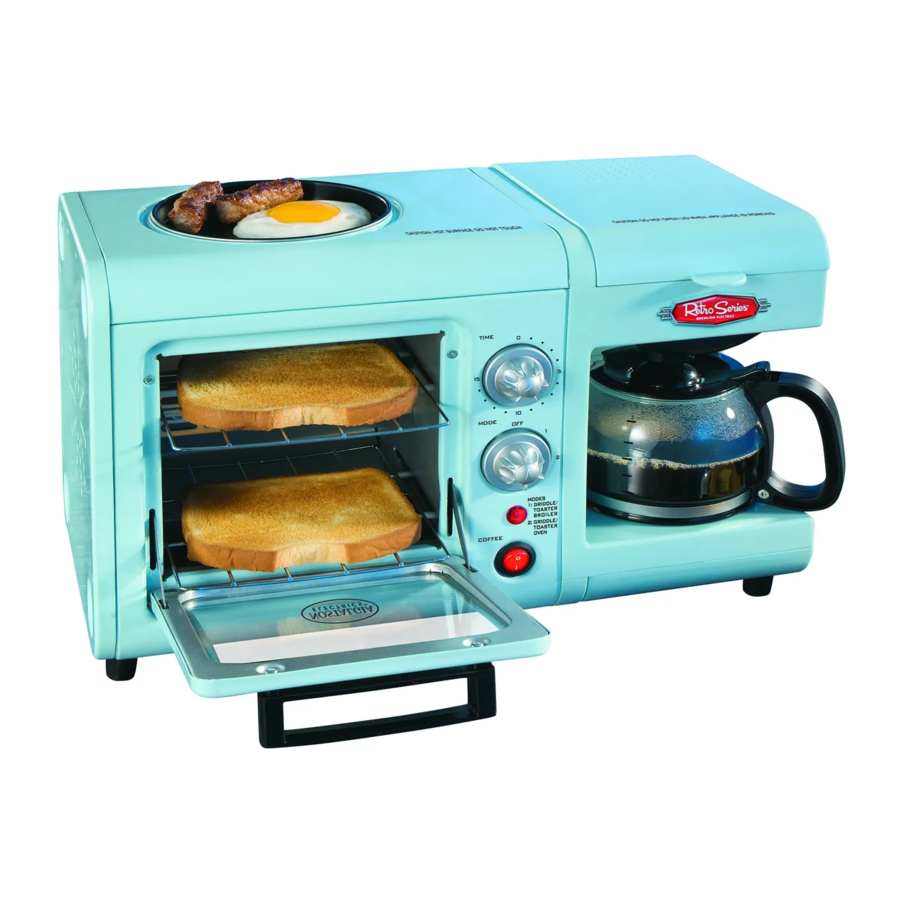 Nostalgia BSET100 Series - 3-in-1 Breakfast Station Manual