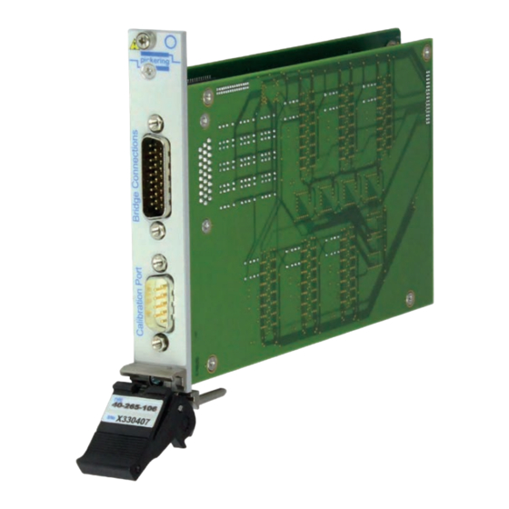 Pickering 40-265 User Manual