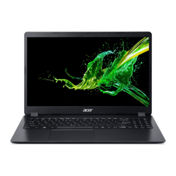 Acer Aspire 3 A315 User Manual