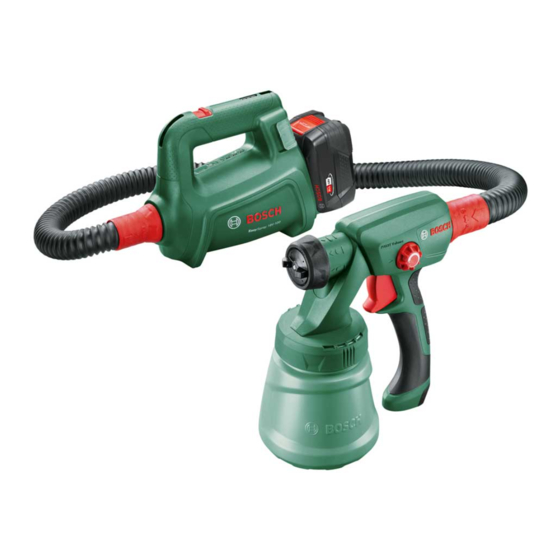 Bosch EasySpray 18V-100 Original Instructions Manual