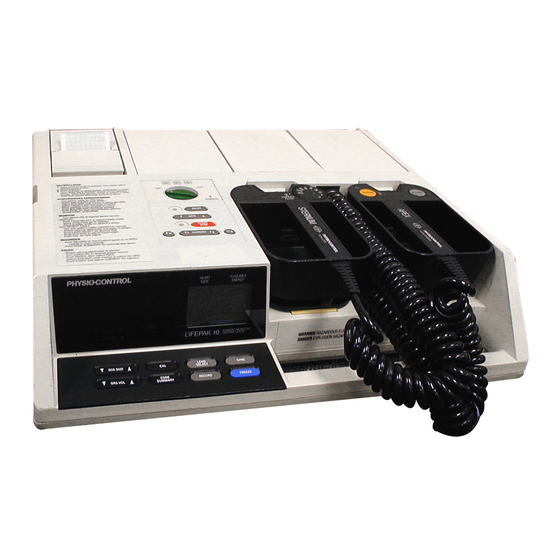 Physio Control LIFEPAK 10 Service Manual