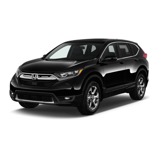Honda CR-V 2019 Owner's Manual