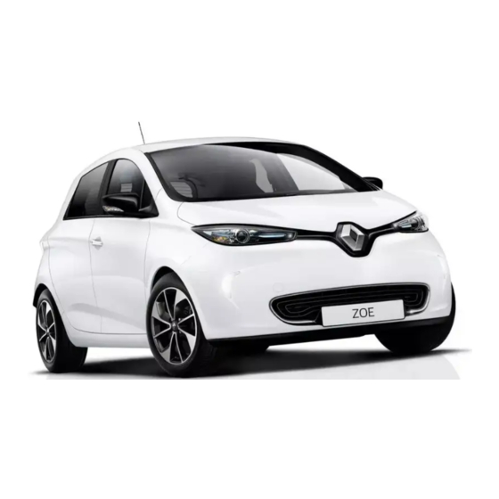 Renault ZOE 2013 Technician Manual