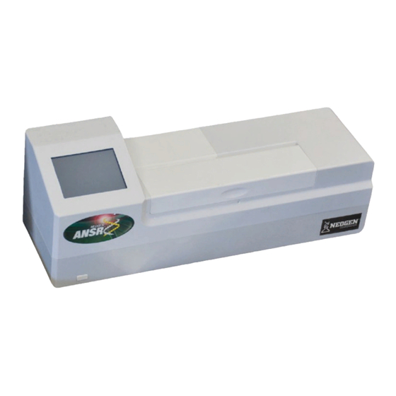 Neogen ANSR User Manual