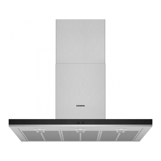 User Manuals: Bosch iQ700 LF91BUV50B Chimney Hood