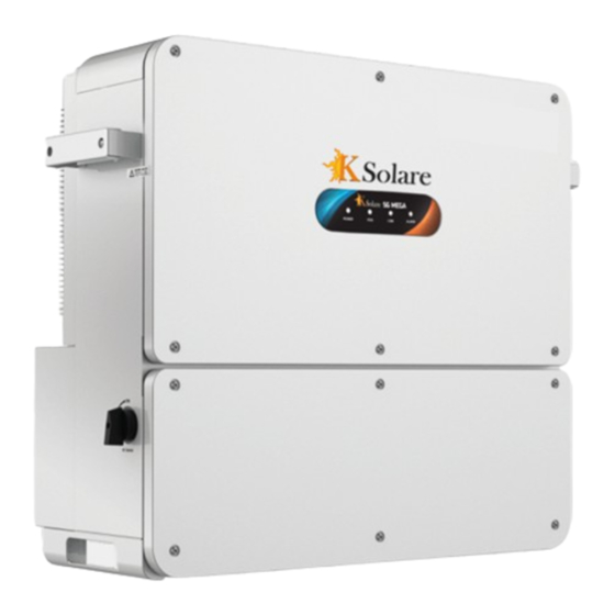 KSolare KSY-60KW Series User Manual
