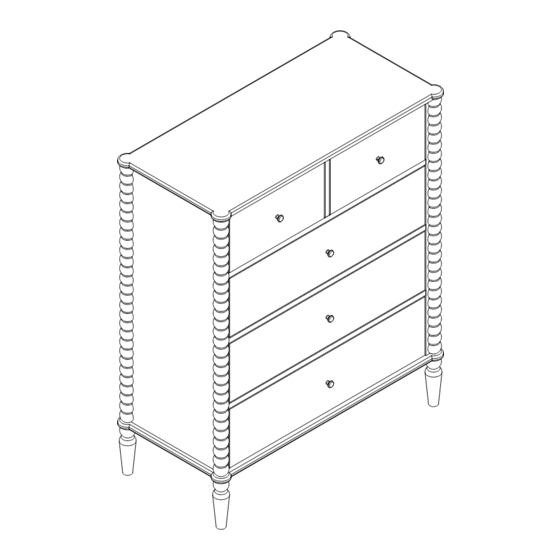 Mocka Betti Bobbin Tallboy Assembly Instructions Manual