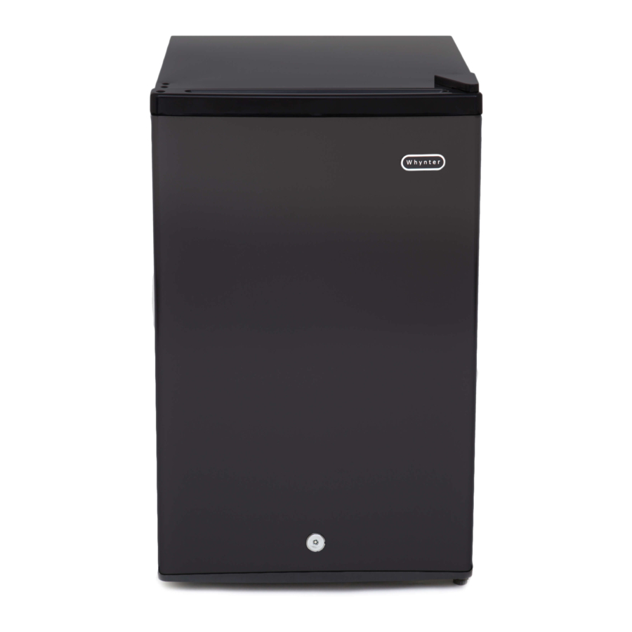 Whynter Energy Star CUF-301BK - Upright Freezer Manual