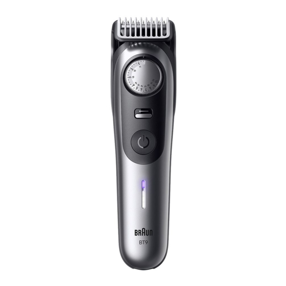 Braun BT9 Manual
