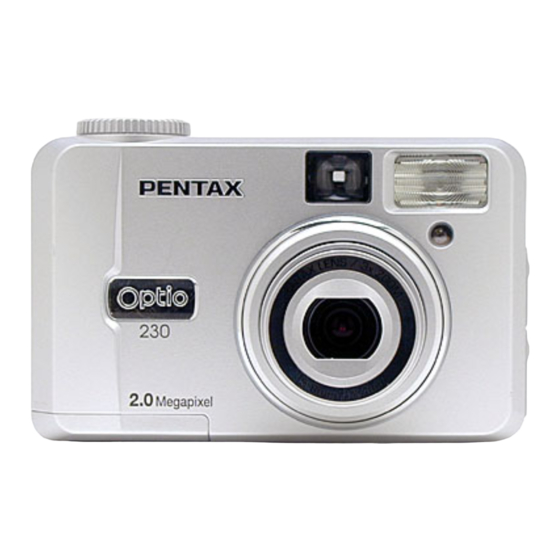 Pentax Optio 230 Operating Manual