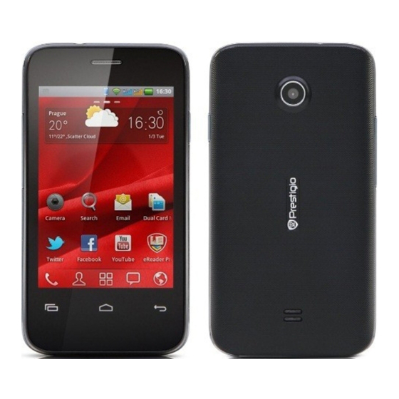 Prestigio MultiPhone PAP3500 Quick Start Manual