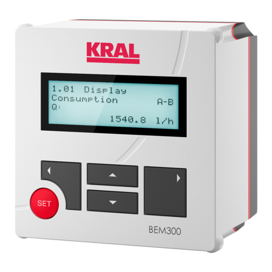 KRAL BEM 300 Operating Instructions Manual