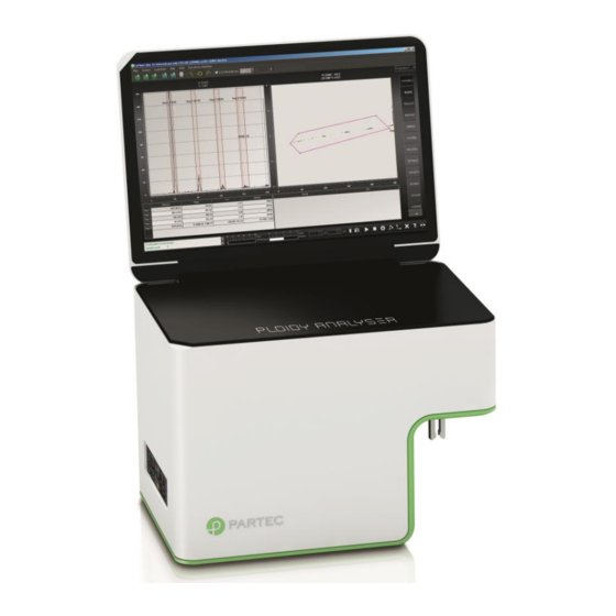 SYSMEX CyFlow Ploidy Analyser Instrument Operating Manual
