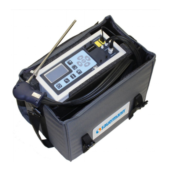 sauermann Si-CA 8500 Quick Start Manual