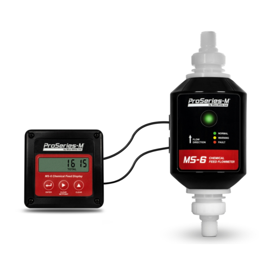 Blue-White ProSeries-M MS-6 Series Installation And Operating Manual