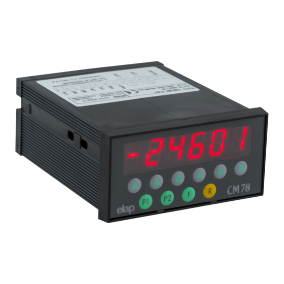 ELAP CM78N Operating Manual