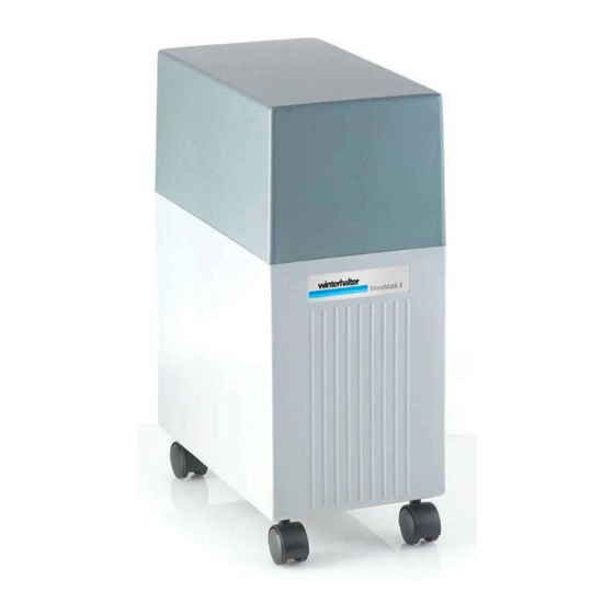 Winterhalter MonoMatik 3 Operating Instructions Manual