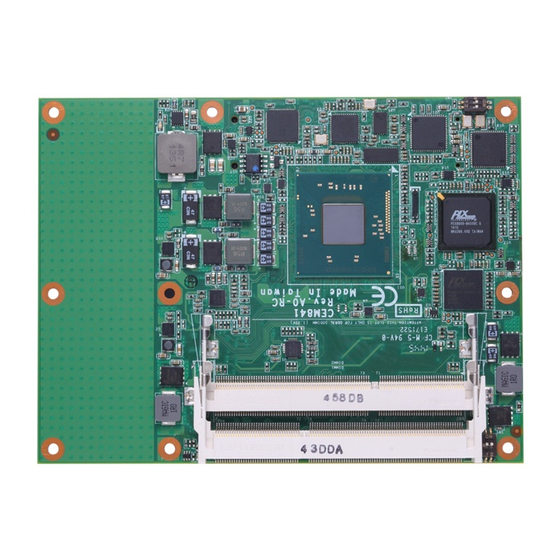 AXIOMTEK CEM841 Quick Installation Manual